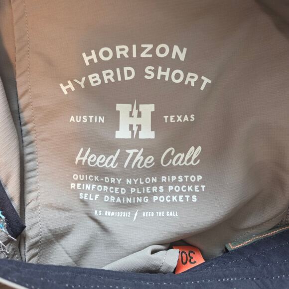 Howler Brothers Horizon Hybrid Shorts 2.0 NWT Sz 30 7.5" Length Color: Isotaupe - Picture 6 of 12